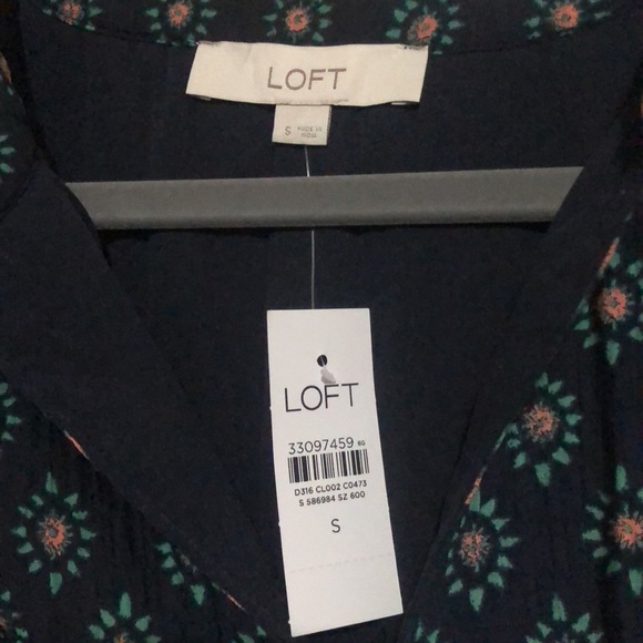 Loft Printed Sleeveless Dress - Picture 4 of 4